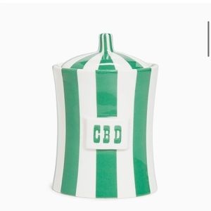 Jonathan Adler Canister BRAND NEW glazed porcelain